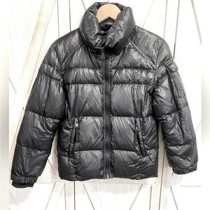 S13 NYC Black‎ Kylie Down Puffer Coat Jacket Size S